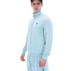 Veste « Hanay » à motif losanges en relief, bleu sterling