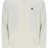 Veste Hanay à motif losanges en relief, couleur lait de coco