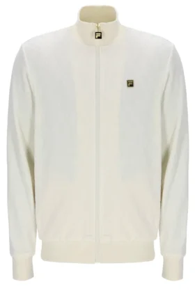 Veste Hanay à motif losanges en relief, couleur lait de coco