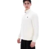 Veste Hanay à motif losanges en relief, couleur lait de coco