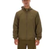 Veste Ian à fermeture éclair intégrale, vert olive foncé