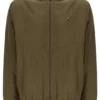 Veste Ian à fermeture éclair intégrale, vert olive foncé