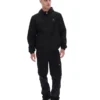 Veste Ian noire à fermeture éclair intégrale