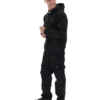 Veste Ian noire à fermeture éclair intégrale