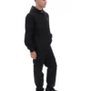 Veste Ian noire à fermeture éclair intégrale