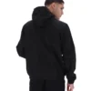 Veste Ian noire à fermeture éclair intégrale