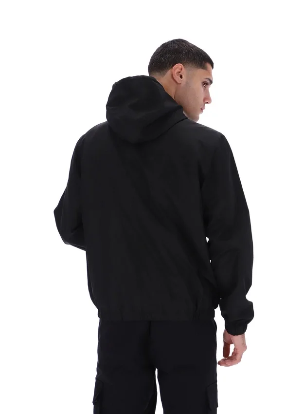 Veste Ian noire à fermeture éclair intégrale