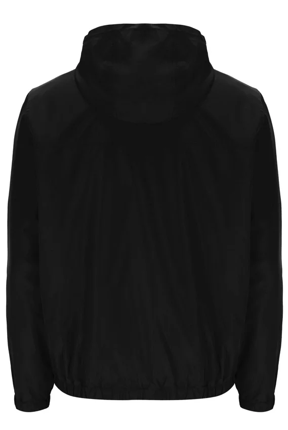 Veste Ian noire à fermeture éclair intégrale