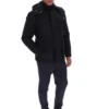 Veste matelassée cargo Liam noire