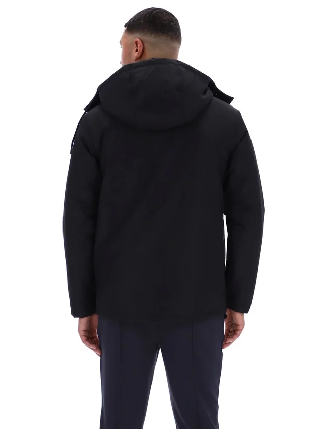 Veste matelassée cargo Liam noire