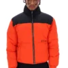 Veste matelassée à empiècements Evan unisexe, couleur Tangerine Tango