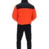 Veste matelassée à empiècements Evan unisexe, couleur Tangerine Tango