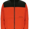 Veste matelassée à empiècements Evan unisexe, couleur Tangerine Tango