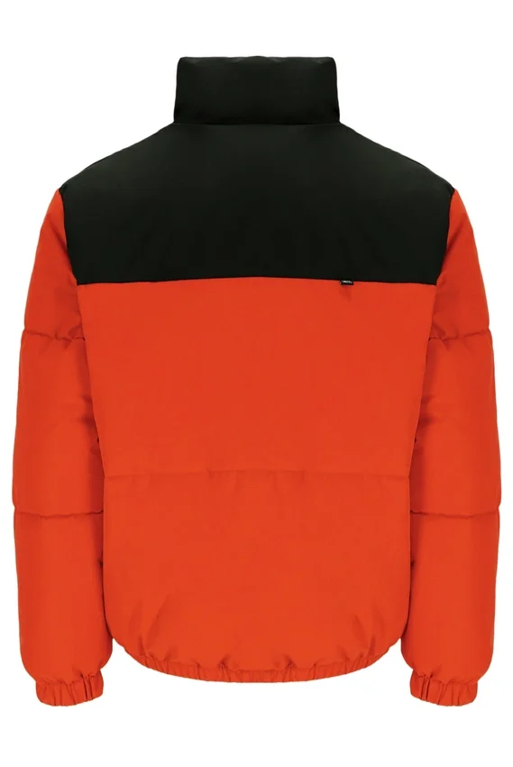 Veste matelassée à empiècements Evan unisexe, couleur Tangerine Tango