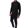 Veste Moor à devant rembourré, noire