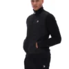 Veste Moor à devant rembourré, noire