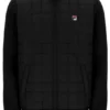 Veste Moor à devant rembourré, noire