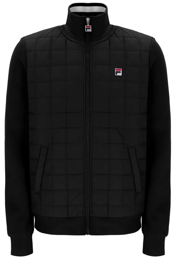 Veste Moor à devant rembourré, noire