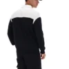 Veste Morton noire à fermeture éclair intégrale avec empiècements contrastés