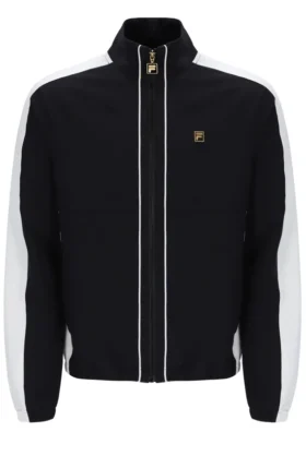 Veste noire Lugo d’inspiration tennis