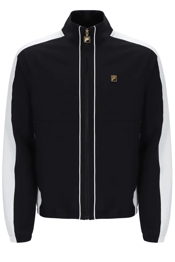 Veste noire Lugo d'inspiration tennis