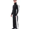 Veste noire Lugo d'inspiration tennis