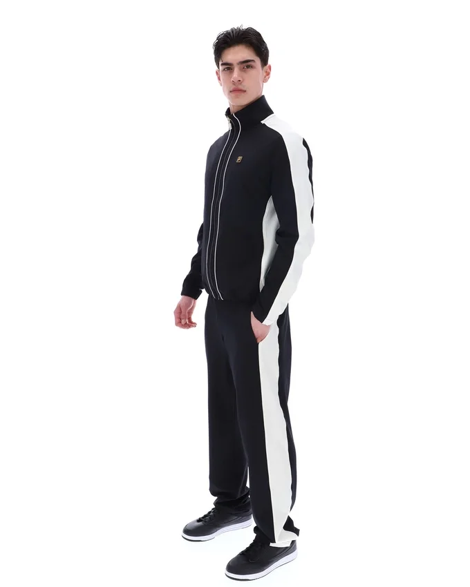 Veste noire Lugo d'inspiration tennis