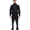 Veste noire Lugo d'inspiration tennis