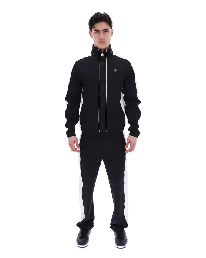 Veste noire Lugo d'inspiration tennis