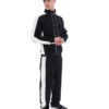 Veste noire Lugo d'inspiration tennis
