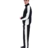 Veste noire Lugo d'inspiration tennis
