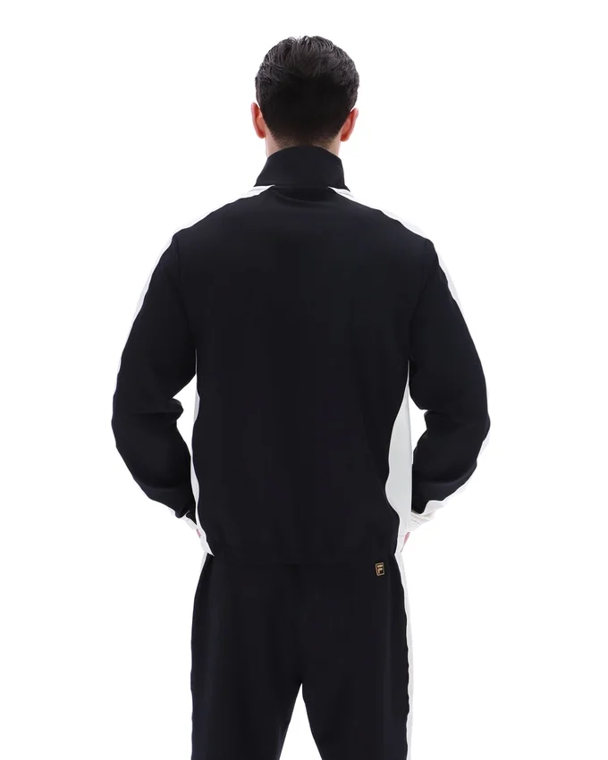 Veste noire Lugo d'inspiration tennis