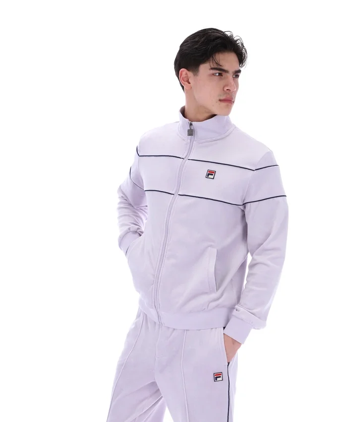 Vestes de survêtement en velours Vittorio « Misty Lilac »