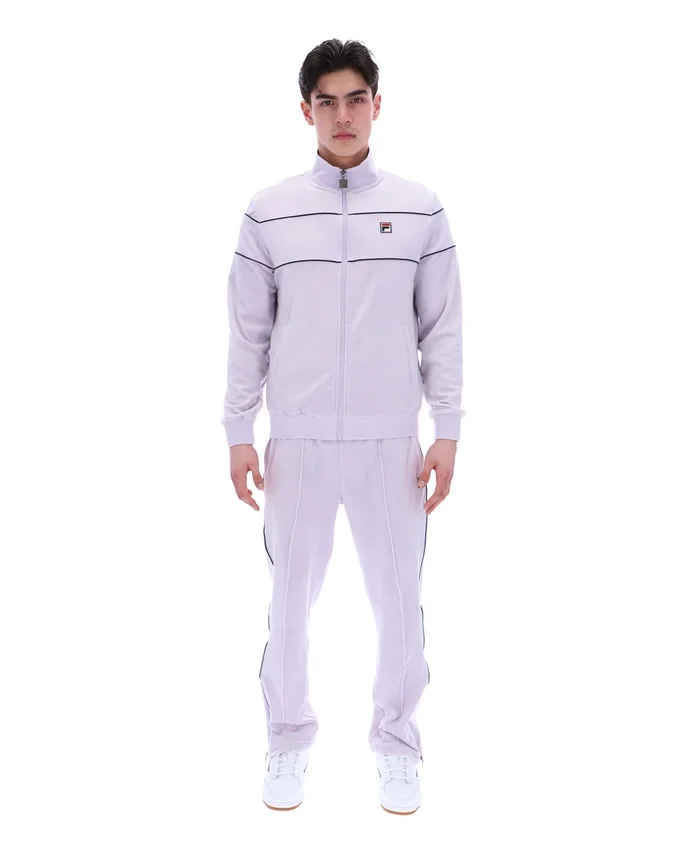 Vestes de survêtement en velours Vittorio « Misty Lilac »