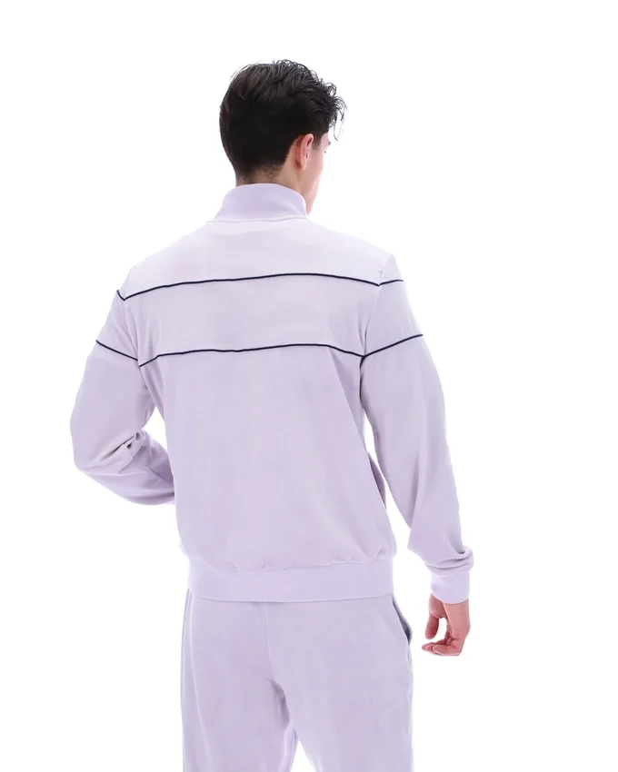Vestes de survêtement en velours Vittorio « Misty Lilac »