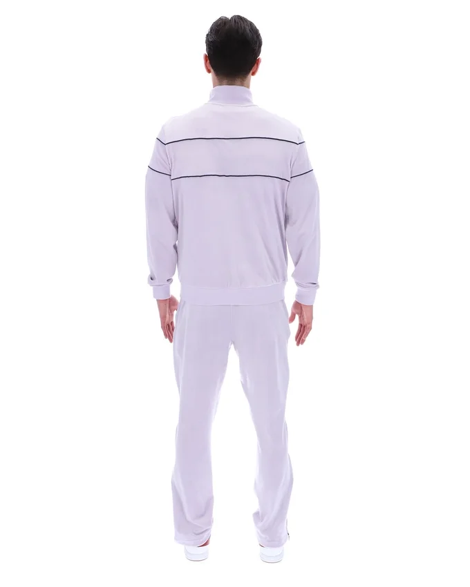 Vestes de survêtement en velours Vittorio « Misty Lilac »