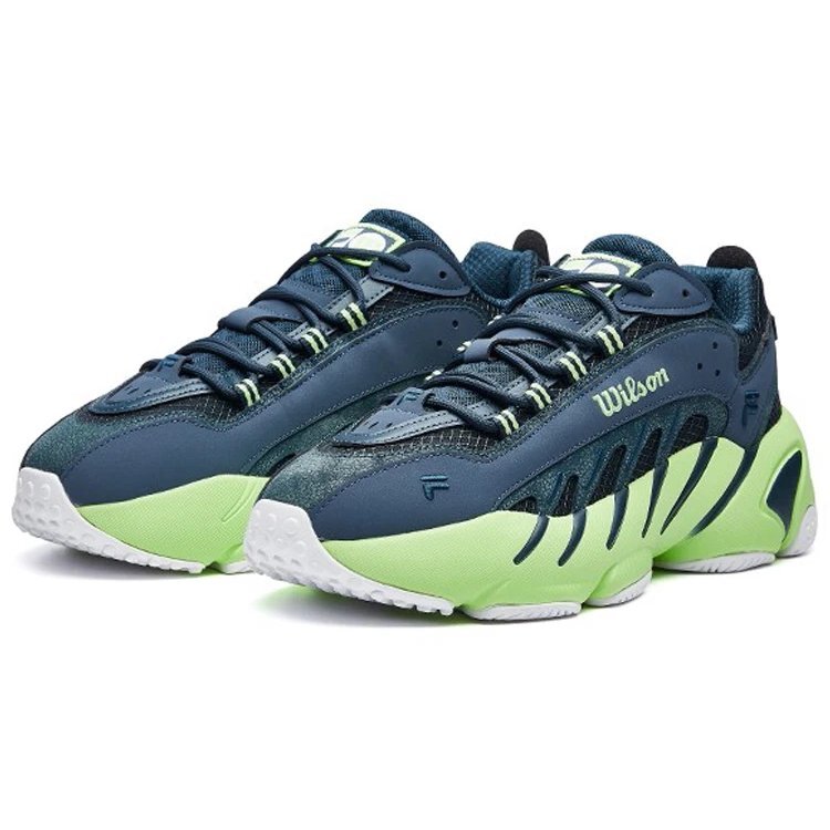 Wilson x Fila Ade Bleu/Vert